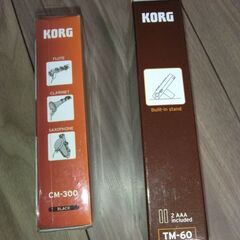 【新品未開封】KORG コンタクトマイクとチューナーの画像