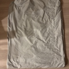 ひもなしラクラク掛け布団カバー　ダブル　グレーの画像