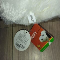 スヌーピーぬいぐるみ　タグ付きの画像