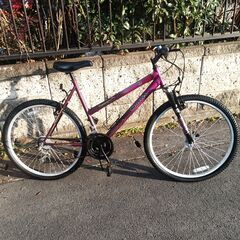 ★タイヤチューブ新品!!お届け可！★ 26インチ 自転車 3✖6 18段変速の画像