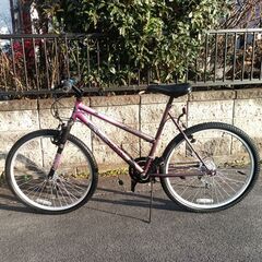 ★タイヤチューブ新品!!お届け可！★ 26インチ 自転車 3✖6 18段変速の画像