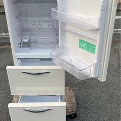 配達設置無料 特価 日立 大型 3ドア 冷凍冷蔵庫 265L まんなか野菜室 自動製氷機能有の画像