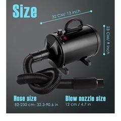 ペットドライヤー二回使用新品同様の画像