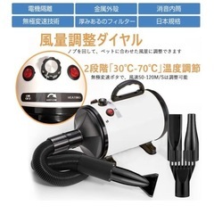 ペットドライヤー二回使用新品同様の画像
