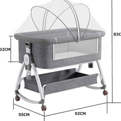 ②移動楽々コンパクトベッドの画像