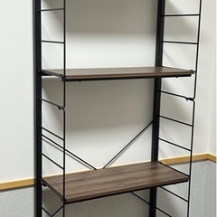 【組み立て済み・未使用】ニトリ Nポルダ 幅60cm 5段 ミドルブラウンの画像