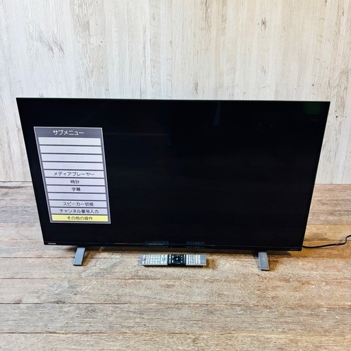 4Kスマートテレビ 液晶テレビ 東芝 REGZA 43インチ 43C350X YouTube Netflix 