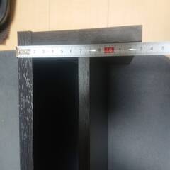 アイリスオーヤマ モニター台 黒　幅約59×奥行約25×高さ約13cmの画像