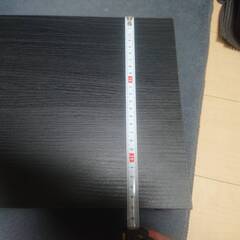 アイリスオーヤマ モニター台 黒　幅約59×奥行約25×高さ約13cmの画像