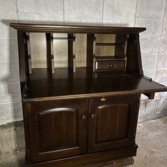 KARIMOKU  カリモク ライティングデスク 木製 アンティーク レトロ の画像