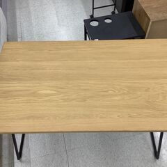 無印良品 (ムジルシリョウヒン) 折りたたみテーブル ナチュラル×ブラック 木製折りたたみテーブルの画像