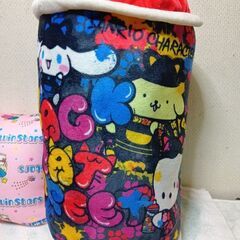 サンリオキャクターズ円柱クッション＆リトルツインスター（キキララ）クッション）の画像