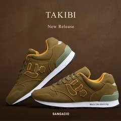サンガッチョ　にゅ〜ず たきび　スニーカー　スエード　 new balanceの画像