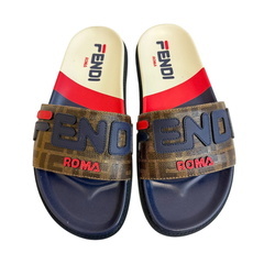 フェンディ FENDI サンダル ズッカ ロゴ FILA フィラ ブラウンの画像