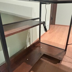 ゲーミングデスクL字型　幅120cmの画像