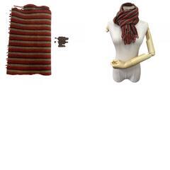 ルイヴィトン LOUIS VUITTON マフラー エシャルプ レイエ M71985 レッドの画像