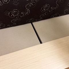 セミダブルベット　フレームマットレス付きの画像