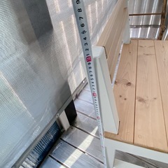 ベンチ　長椅子　（中古）ハンドメイドの画像