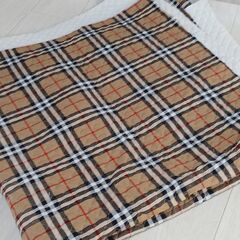 ノバチェック柄　キルティング　生地　リメイク　敷物　210×210㌢位の画像