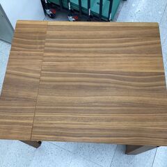 コスパクリエーション ダイニングテーブル 収納ラック付 伸縮ダイニング 北欧ヴィンテージテイストの画像