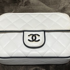 CHANEL シャネル マトラッセ チェーン クラッチ AP4516 ショルダーバッグ ラムスキン　希少色　白色　極上　正規品の画像