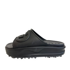 グッチ GUCCI 24 サンダル 厚底 スリッパ GGインターロッキング 692380 ブラックの画像