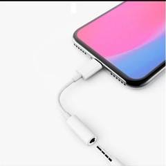 iPhone イヤホンジャック 変換 アダプタの画像