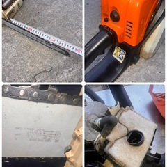 管JT003 動作良好 STIHL MS170　 スチール エンジンチェーンソー カバー付  の画像