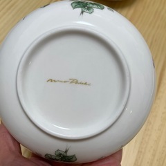 大地真央　花柄　お皿5枚セットの画像