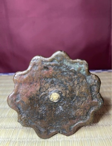 古銅　数寄者　仏具 燭台　古美術　骨董　寺院　江戸時代　別府細工　コレクター放出品　蔵出し　旧家　幕末　希少品　貴重