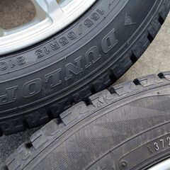 冬【富山】ソリオ 165/65R15 日本製 ダンロップ 中古４本 15インチ スタッドレスタイヤ 36S 46S バンディット デリカD2の画像
