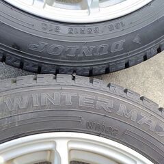 冬【富山】ソリオ 165/65R15 日本製 ダンロップ 中古４本 15インチ スタッドレスタイヤ 36S 46S バンディット デリカD2の画像