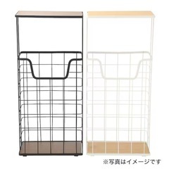 【ダークブラウン】トイレットペーパーホルダー 木製天板の画像