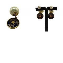 クリスチャンディオール Christian Dior ピアス トライバル ホワイトの画像