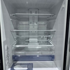 三菱 330L 冷蔵庫 MR-CX33F-BR 2021年製 3ドア冷蔵庫 グロッシーブラウン ①の画像