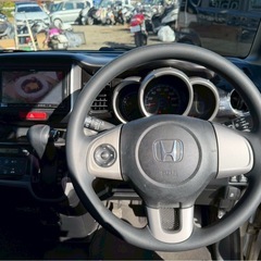 AA評価4点 N-BOXカスタム 両側パワスラ★総額27.8万円★車検2年 内外装機関良好♪社外ナビ TV Bカメラ BT音楽 ETC 修復歴なし♪人気のパールホワイト！の画像