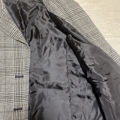 チェック柄チェスターコート Mサイズの画像