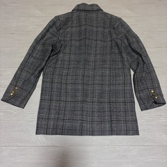チェック柄チェスターコート Mサイズの画像
