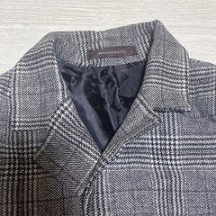 チェック柄チェスターコート Mサイズの画像