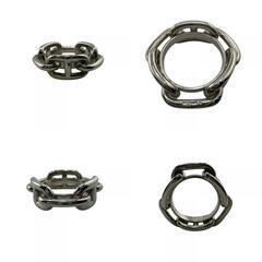 エルメス HERMES スカーフリング シェーヌダンクル シルバーの画像