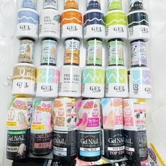 【未使用】100均ジェルネイル36本まとめ売り【引取限定】の画像