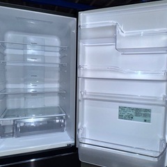 HITACHI 日立 375L 冷蔵庫 R-V38KV 2020年製 3ドア冷蔵庫 ブリリアントブラック ②
の画像