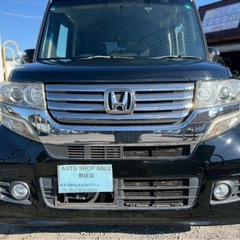 11万キロ 機関良好 ホンダ N-BOXカスタム★総額26.8万円★内装良好 車検コミコミ！社外ナビ フルセグTV BT音楽 Bカメラ ETC 両側パワスラ 純正アルミ 修復歴なし！おすすめ車両の画像
