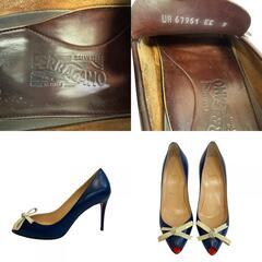 サルヴァトーレフェラガモ Salvatore Ferragamo 27 ローファー モンクストラップ ブラウンの画像