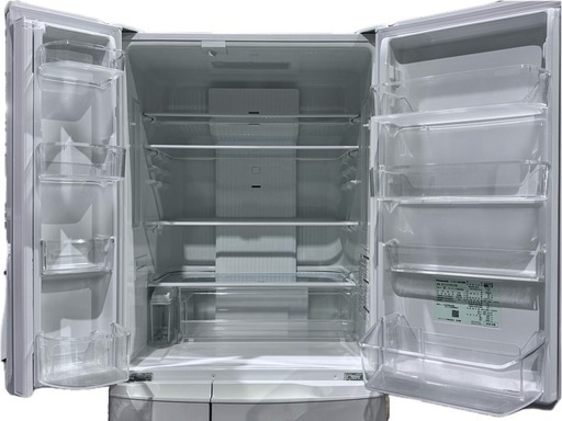 Panasonic パナソニック 451L 冷蔵庫 NR-FVF456-W 2020年製 6ドア冷蔵庫 ハーモニーホワイト ③
