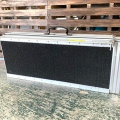 希少❗️4つに折りたためる‼️車椅子スロープ アルミ製　バイク、自転車の画像