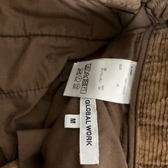 グローバルワーク　コーデュロイパンツの画像