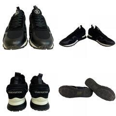 ルイヴィトン LOUIS VUITTON 25.5 スニーカー ランアウェイライン LVサークルロゴ ホワイトの画像