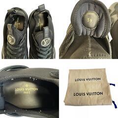 ルイヴィトン LOUIS VUITTON 25.5 スニーカー ランアウェイライン LVサークルロゴ ホワイトの画像