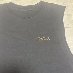 RVCA ブラック タンクトップ グラフィックプリント Lサイズの画像